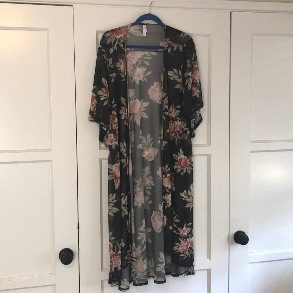 Floral Long Kimono